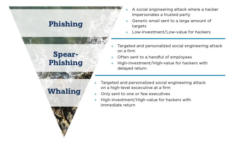 Phishing Spear-Phishing Whaling