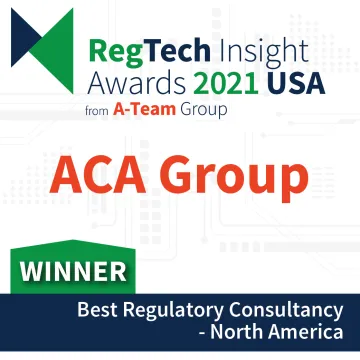 RegTech Insight Awards 2021 USA Best Regulatory Consultancy - North America