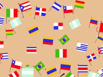 Hispanic Latinx Flags