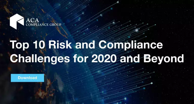 Top 10 Risk and Compliance Trends for 2020 Report