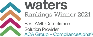 Waters Ranking Winner 2021 Best AML Compliance Solution Provider